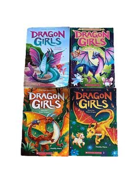 Dragon Girls Book Lot of 4 Scholastic Kids Chapter Books Fantasy Early Reader